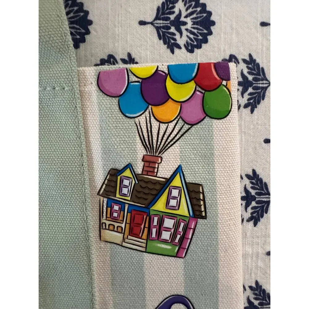 Disney UP Carl Ellie Kevin  Custom Made Trader Joes Mini Tote